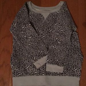 Adorable Carters black cheetah sweatshirt